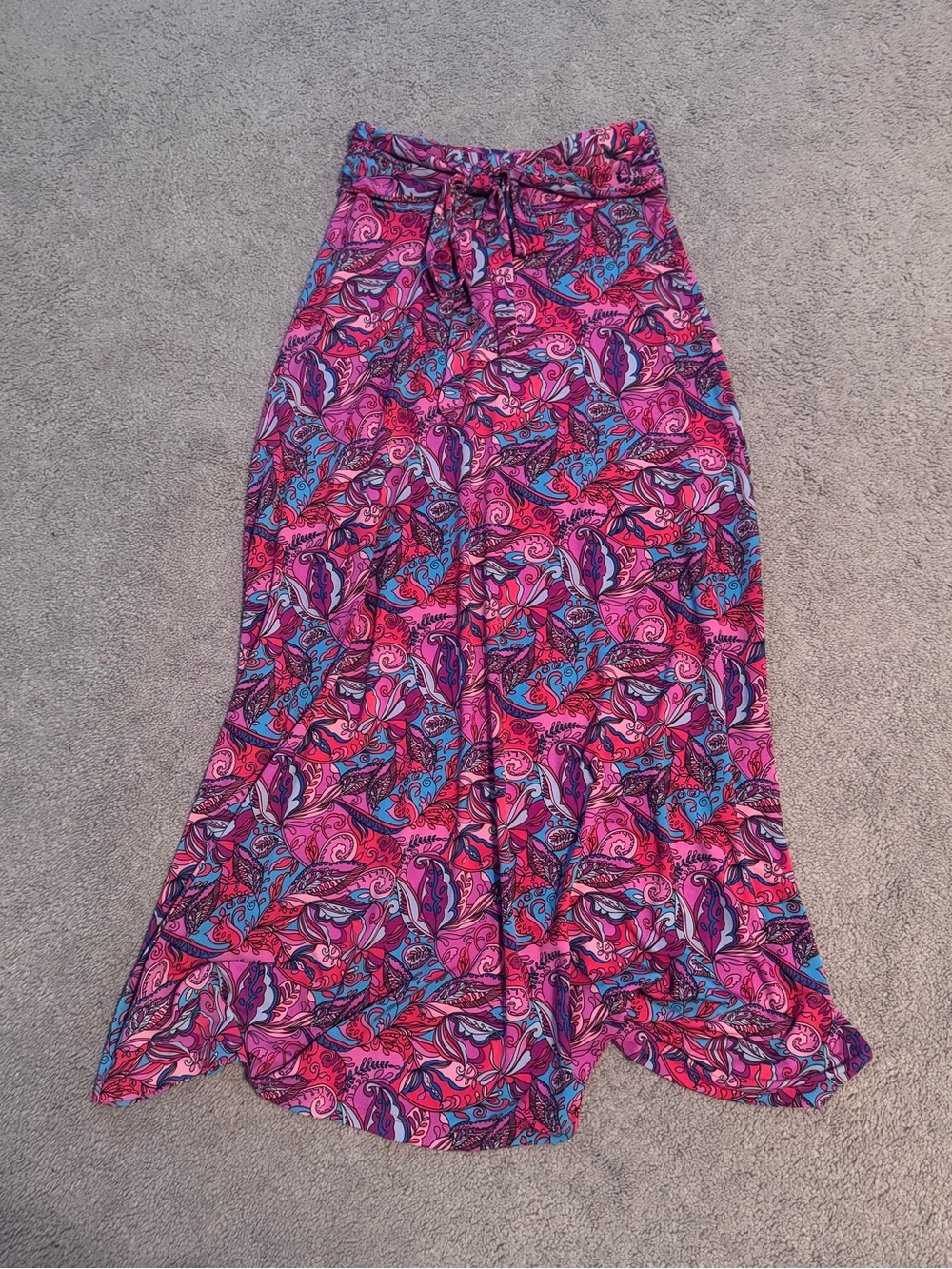 Veronica M Tie Front Maxi Skirt